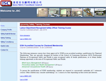 Tablet Screenshot of jsc.com.hk